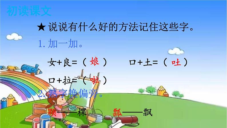 统编版语文一年级下册19 棉花姑娘 课件第6页