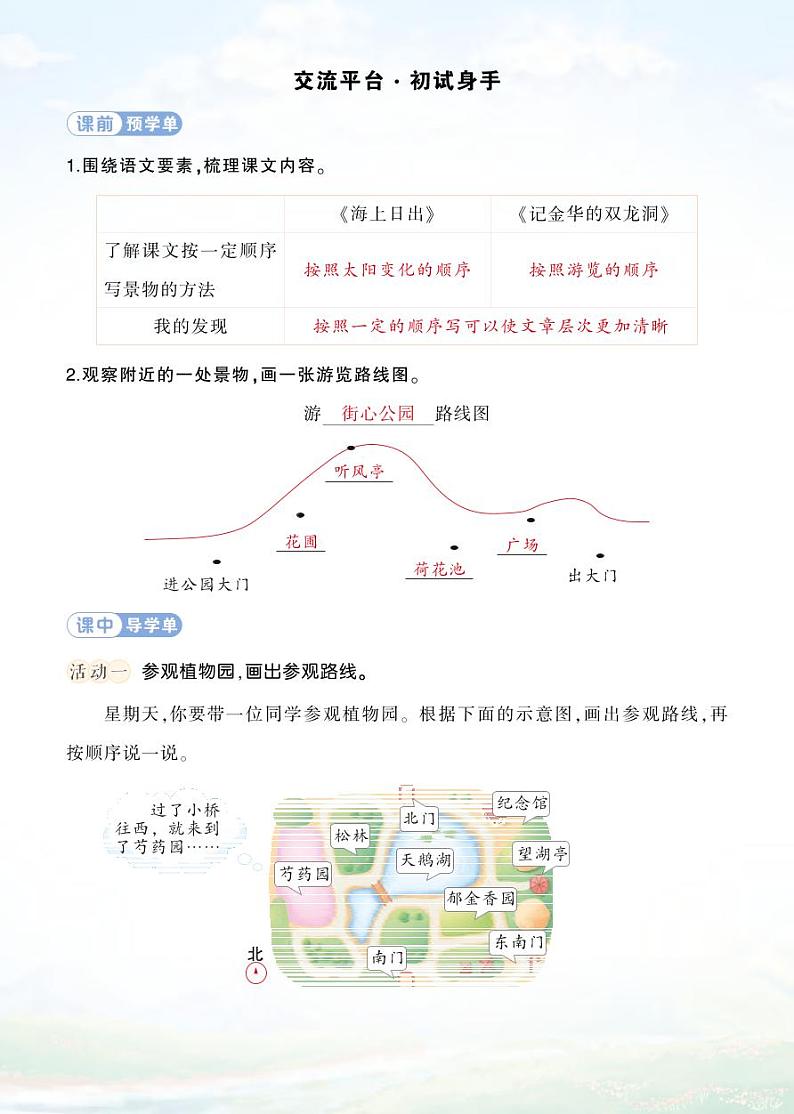 交流平台·初试身手课件+教案+学习单01