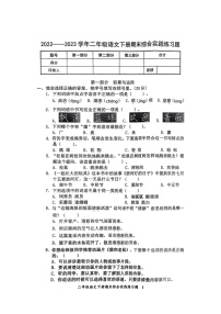 13，福建省龙岩市新罗区2022-2023学年二年级下学期期末综合实践练习语文试卷