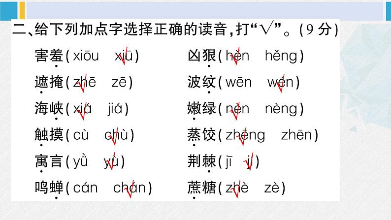 二年级语文下册 拼音与生字专项复习（课件）第3页