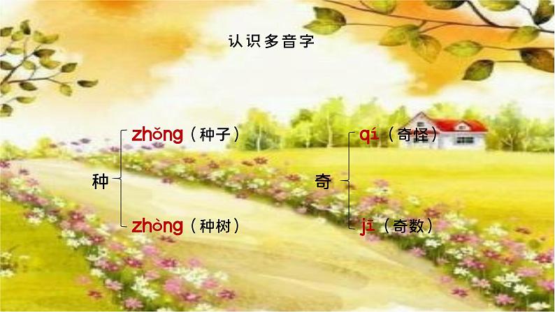 人教版二年级语文下册《开满鲜花的小路》PPT第4页