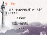 统编版语文五年级下册第10课《青山处处埋忠骨》（课件）