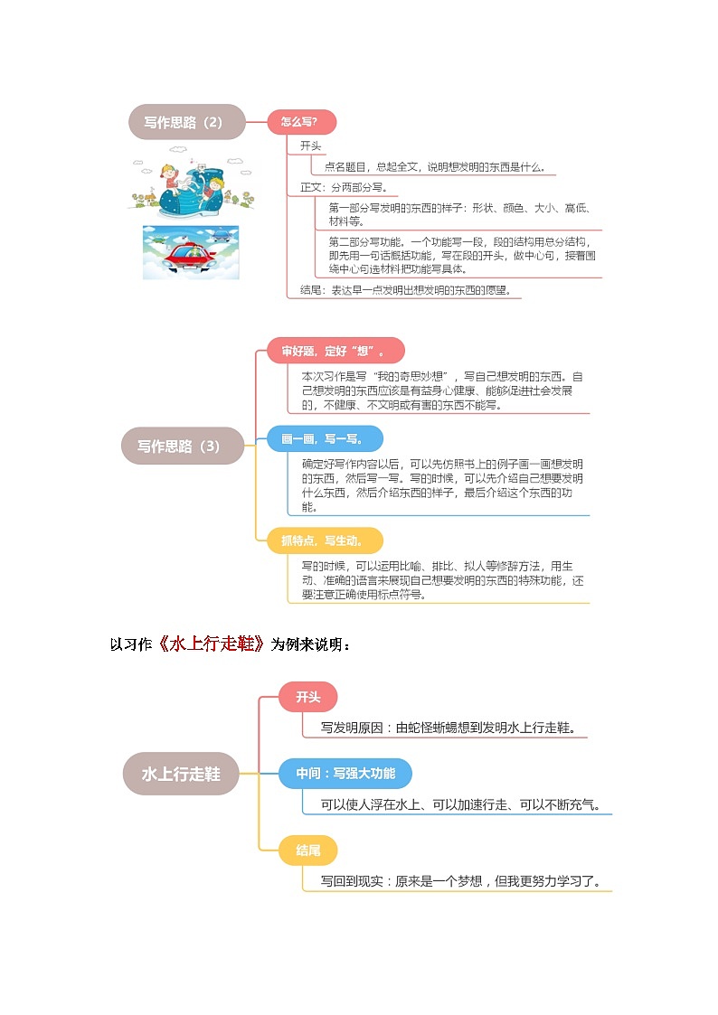 四年级下册第二单元习作：我的奇思妙想（教案）2023-2024学年下册单元作文能力提升（统编版）03