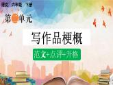 六下第二单元习作：写作品梗概（范文+点评+升格）精品课件