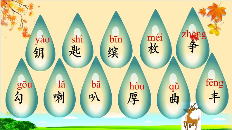 6 秋天的雨 课件 小学语文人教部编版三年级上册第3页