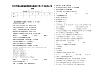 2024年临沧地区沧源佤族自治县重点中学小升初语文入学考试卷含答案