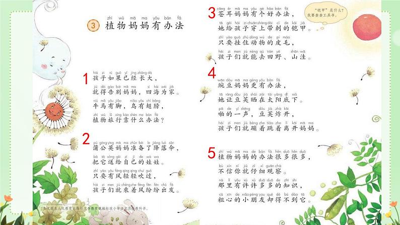 3 植物妈妈有办法 课件 小学语文人教部编版二年级上册04