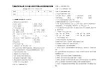 广西南宁市马山县2024届六年级下学期小升初招生语文试卷含答案