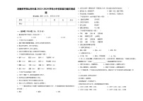 河南省平顶山市叶县2023-2024学年小升初总复习语文测试题含答案