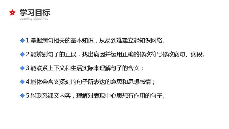 12  小升初语文衔接复习专题一0二：句意理解与修改病句（课件）2024人教部编版第3页