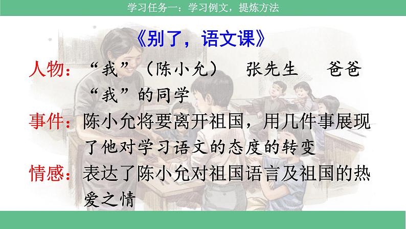 部编版小语文六下习作3《让真情自然流露》课件第5页