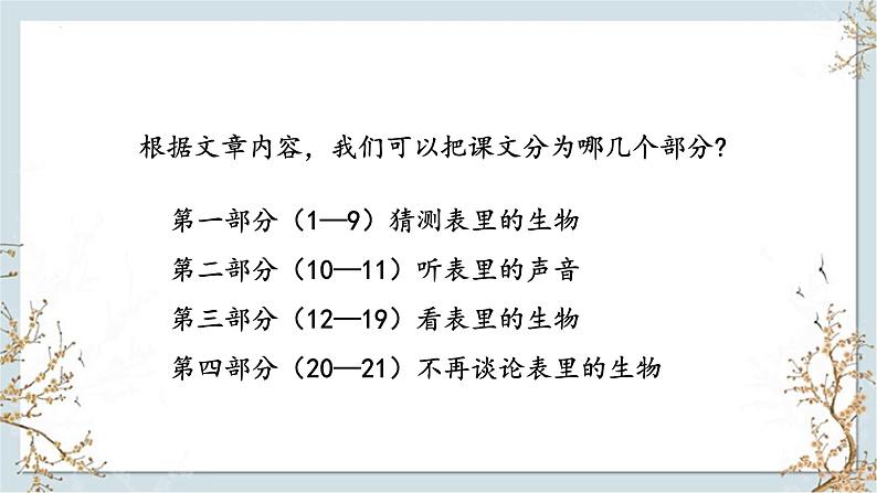 统编版语文六年级下册16《表里的生物》课件第6页