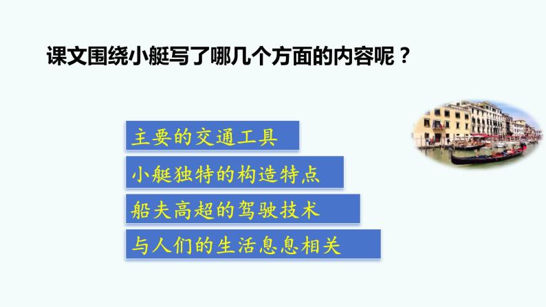 第十八课 《威尼斯的小艇》第二课时（教学课件）-2023-2024学年五年级语文下册同步精品课堂系列（统编版·五四制）04