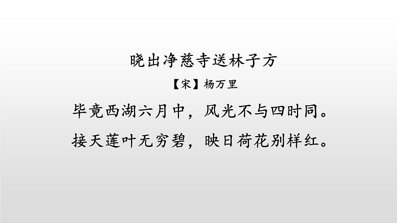 《晓出净慈寺送林子方》古诗二首PPT课件1第5页