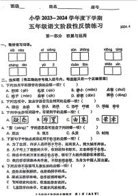 福建省福州市仓山区2023-2024学年五年级下学期期中语文试卷