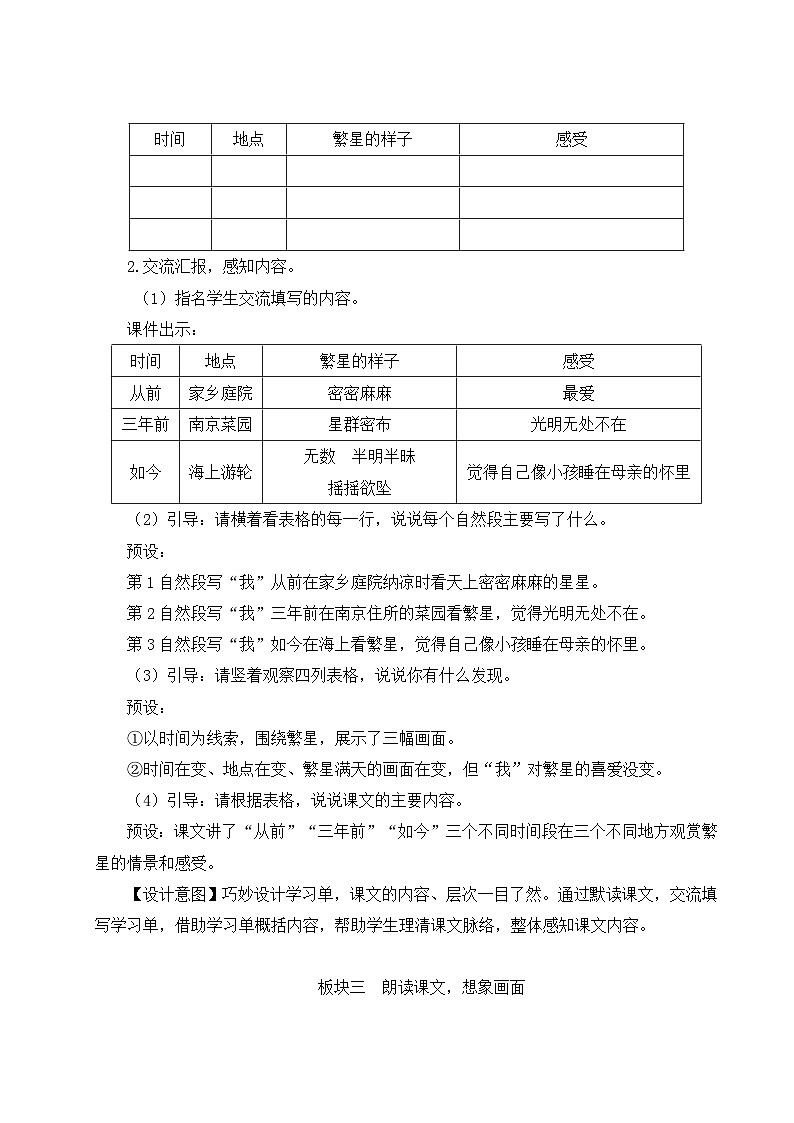 【情景教学】部编版小学语文4上 4《繁星》课件+教案（含教学反思）02