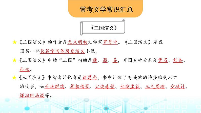 小升初语文总复习21阅读 整本书阅读课件第3页