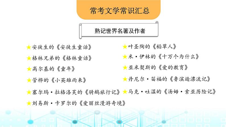 小升初语文总复习21阅读 整本书阅读课件第8页