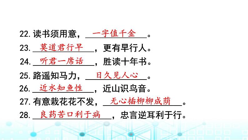 小升初语文总复习提优强化训练3名言警句、歇后语积累与梳理课件05