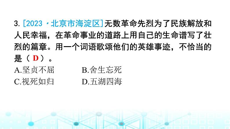 小升初语文总复习作业5专题二词语（词语的运用）课件03