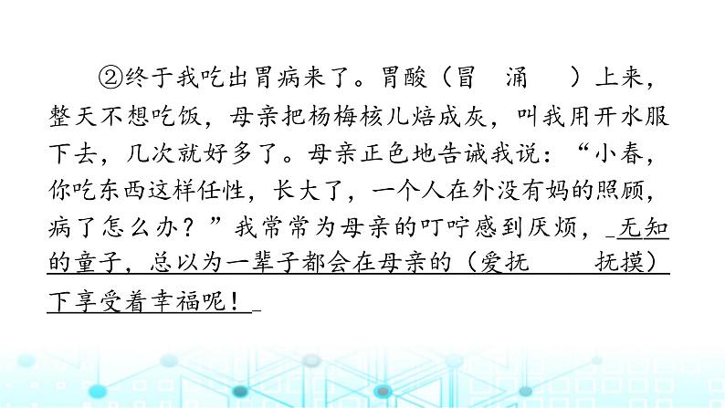 小升初语文总复习作业18专题八文学类文本阅读（一）课件02