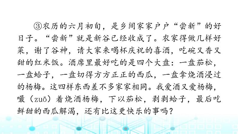 小升初语文总复习作业18专题八文学类文本阅读（一）课件03