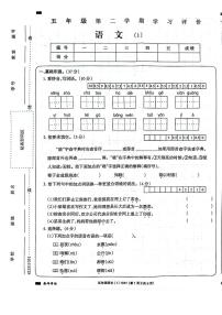 河南省周口市项城市四校联考2023-2024学年五年级下学期3月月考语文试题