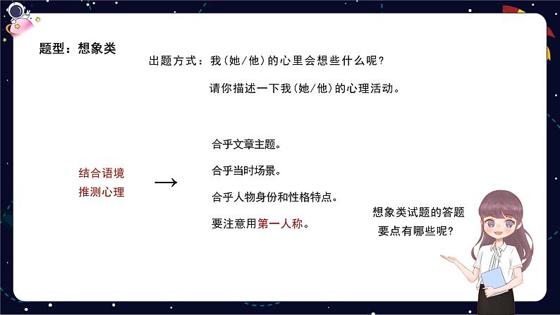 阅读技法十三：开放性试题——想象类、献策类课件第6页