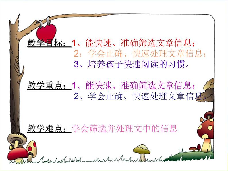 小学高年级阅读课件 第七课 有效信息的获取、筛选与处理（全国通用）第1页