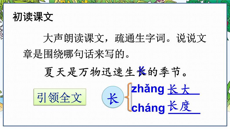 部编语文六年级上册 第5单元 16 夏天里的成长 PPT课件04