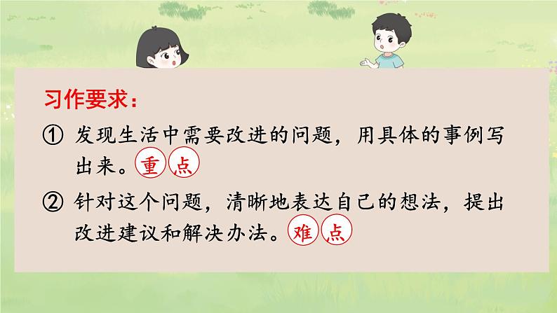 人教版3年级同步作文上册 第七单元 我有一个想法 PPT课件第4页