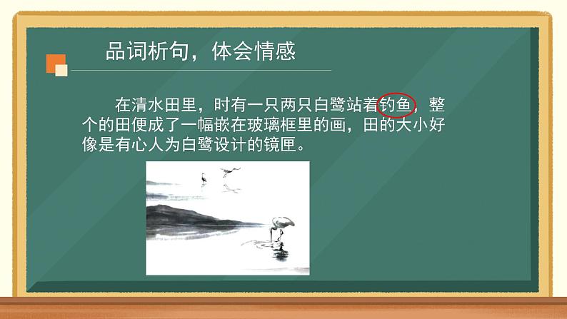 统编版五年级语文上册 第一单元 第一课 《白鹭》第二课时课件教学设计+反思+教学评价05