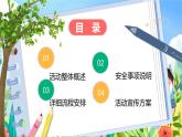 卡通校园儿童节快乐六一主题班会PPT模板