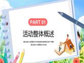 卡通校园儿童节快乐六一主题班会PPT模板