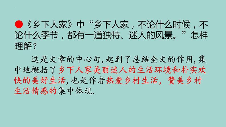 期末重点知识复习（课件）统编版语文四年级下册04