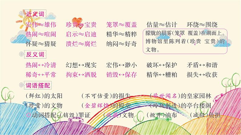 统编版语文五年级上册 第四单元复习要点课件07