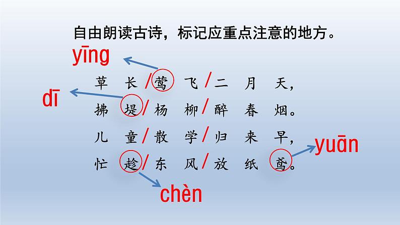 2024二年级语文下册第1单元1古诗二首第一课时课件（部编版）第8页