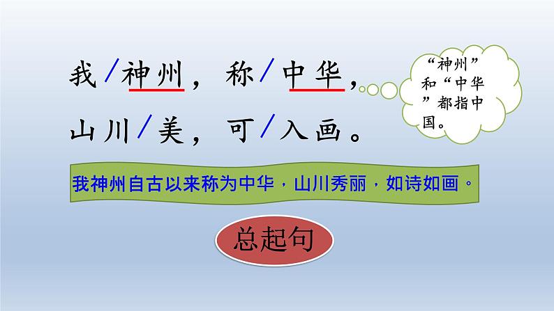 2024二年级语文下册第3单元1神州谣第二课时课件（部编版）第4页