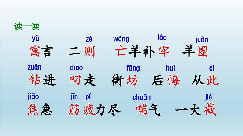 2024二年级语文下册第5单元12寓言二则课前预习课件（部编版）第6页