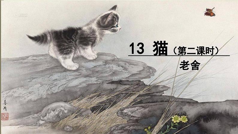 部编语文四年级下册 第四单元 13猫课件03