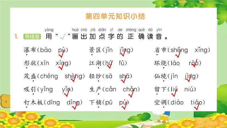 统编版语文二年级上册 第四单元知识小结 课件第2页