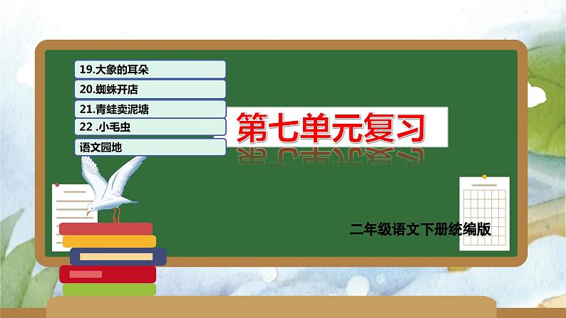 第七单元（复习课件）-2023-2024学年二年级语文下学期期末核心考点集训（统编版）01