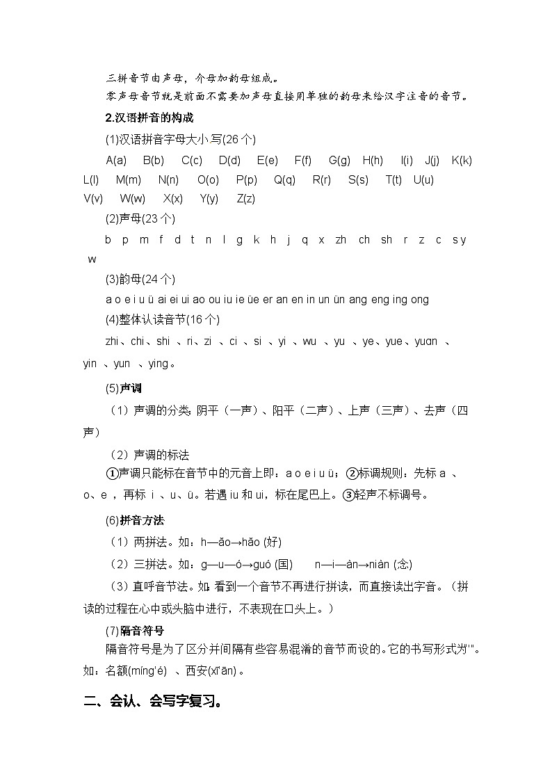 专题01 字音辨析-2024年四升五语文暑假专项提升（统编版）02