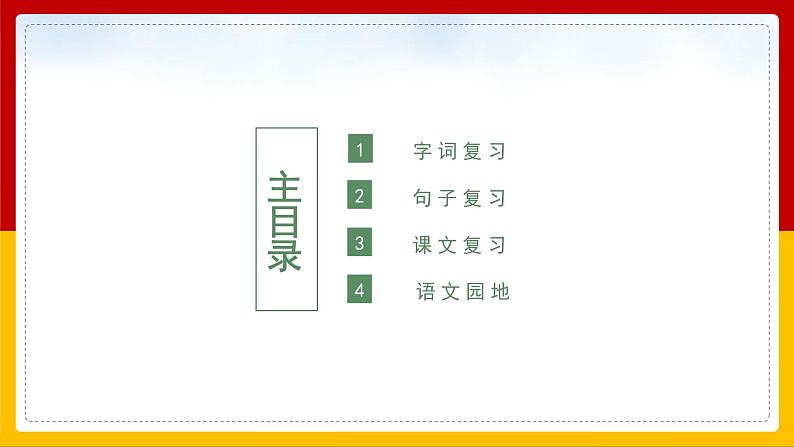 部编版小学语文四年级上第7单元知识梳理+复习课件02