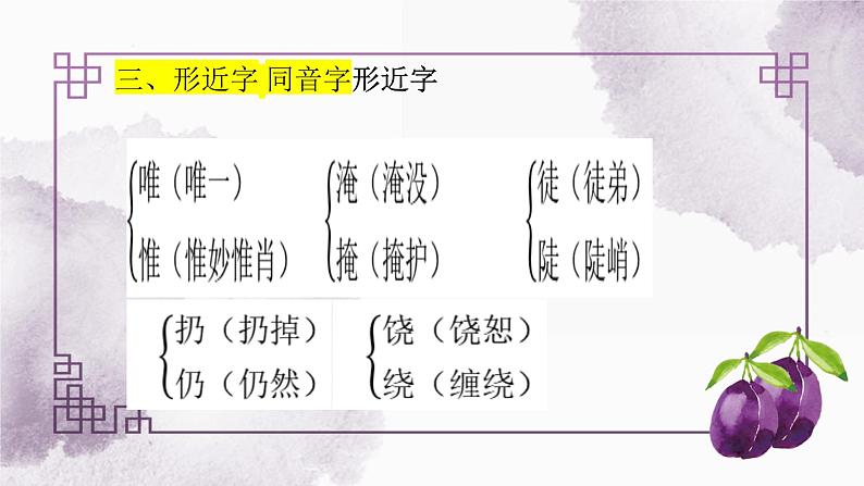 部编版小学语文四年级上第8单元知识梳理+复习课件07