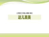 部编版三上语文第6单元-这儿真美（课件）