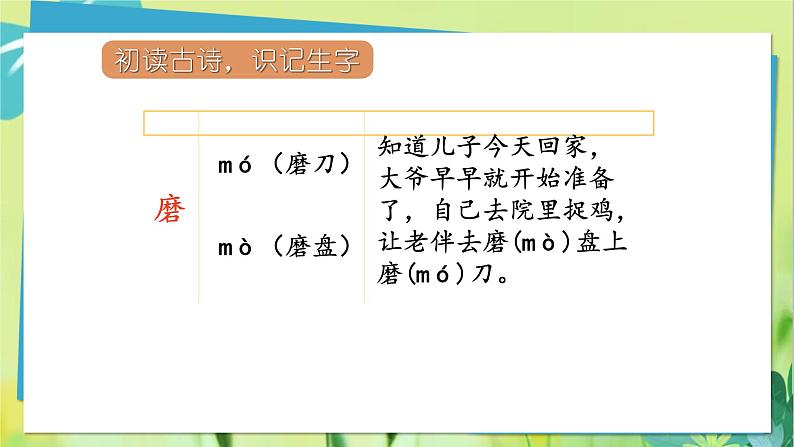 部编语文三年级上册 第6单元 17.古诗三首 PPT课件08