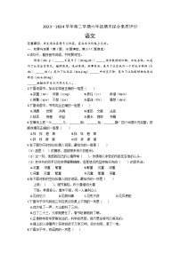 辽宁省沈阳市大东区2023-2024学年六年级下学期期末语文试卷