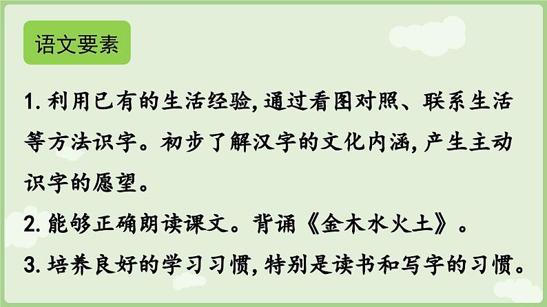 人教版部编版统编版一年级语文上册识字1《天地人》PPT课件02