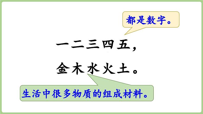 人教版部编版统编版一年级语文上册识字2《金木水火土》PPT课件第5页